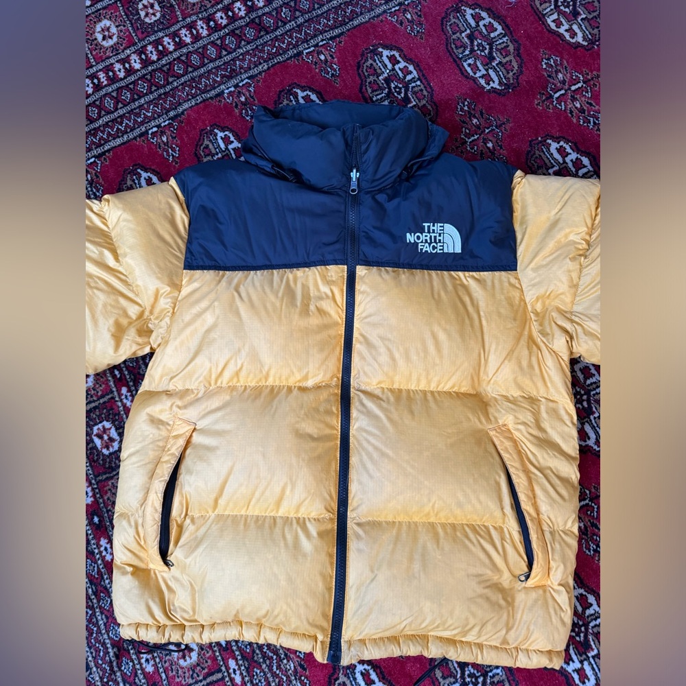 The North Face 1996 Retro Nuptse Jacket yellow large
